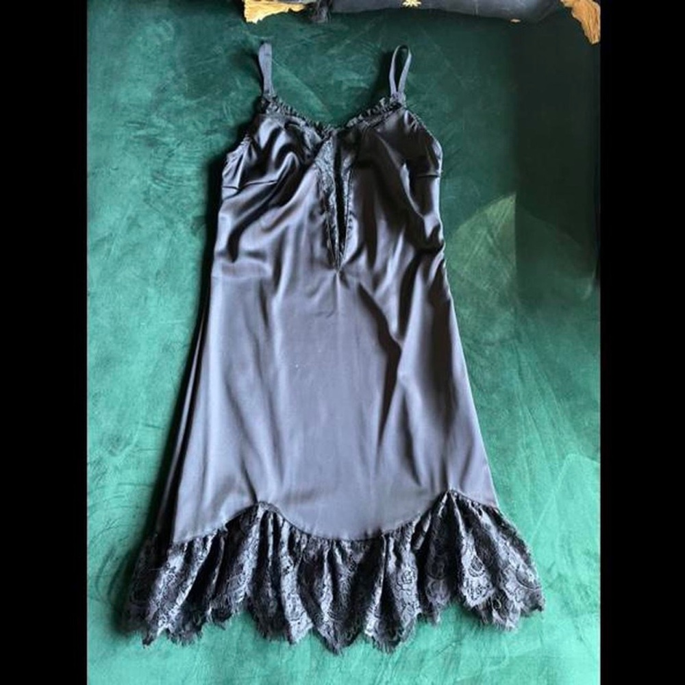 Widow Satin Slip Dress Dolls Kill